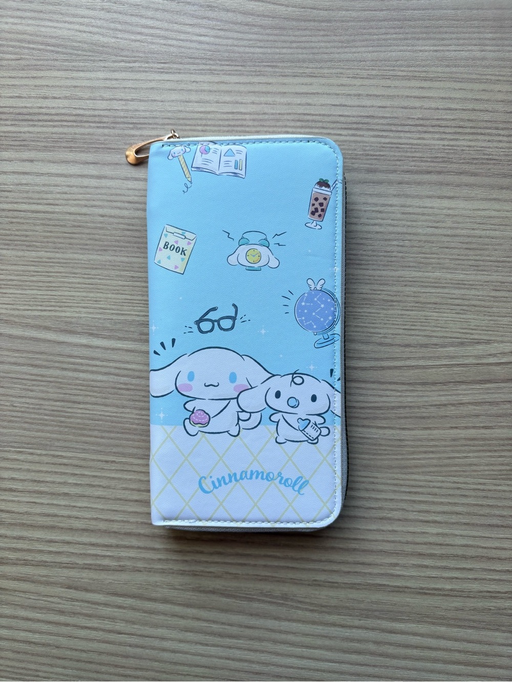Sanrio Cinnamoroll Blue Zip Wallet